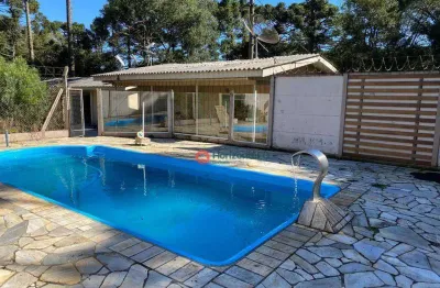 Chácara com 5 dormitórios à venda, 12100 m² por r$ 400.000 - zona rural - guarapuava/pr