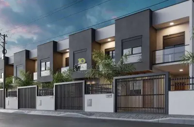 Sobrado excelente acabamento com 3 dormitórios à venda, 101 m² por r$ 659.000 - pagani i - palhoça/