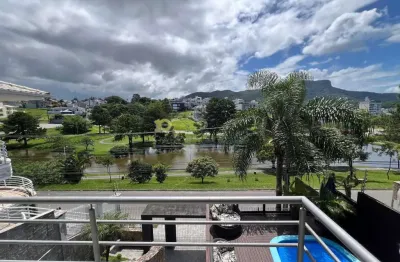 Casa em frente ao lago da pedra branca, com 3 suítes à venda, 248 m² por r$ 3.200.000 - pedra branc