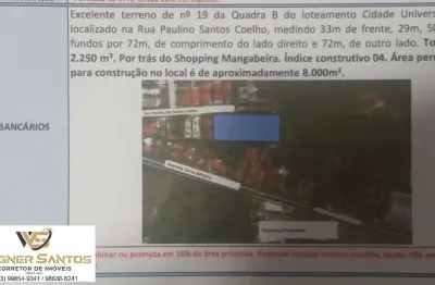 Terreno à venda no Jardim Cidade Universitária, João Pessoa 