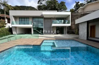 Casa duplex em condomínio com 5 quartos a venda, 415m² por r$4.800.000,00 - comary - teresópolis /rj - cod - 3500