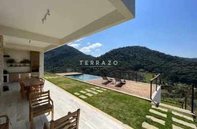 Casa em condomínio à venda, 4 quartos, 4 suítes, 10 vagas, vargem grande - teresópolis/rj