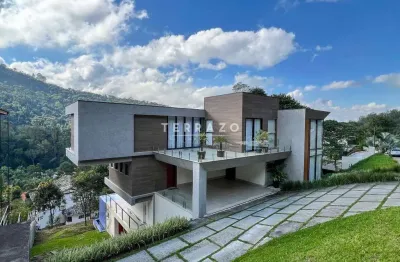 Casa em condomínio à venda, 4 quartos, 4 suítes, 3 vagas, quebra frascos - teresópolis/rj