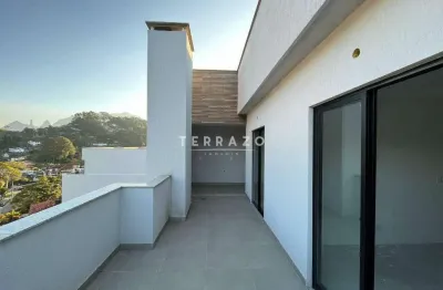 Cobertura à venda, 3 quartos, 2 suítes, 2 vagas, bom retiro - teresópolis/rj