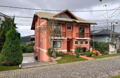 Casa em condomínio à venda, 5 quartos, 2 suítes, 5 vagas, várzea - teresópolis/rj
