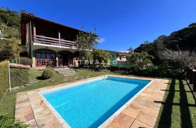 Casa em condomínio à venda, 4 quartos, 3 suítes, 4 vagas, comary - teresópolis/rj