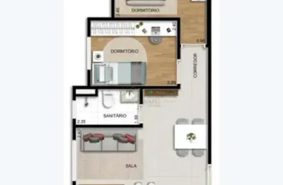 Apartamento com 2 quartos à venda no Jardim América, São José dos Campos 