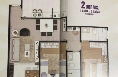 Venda de apartamento no bairro jardim sul em são josé dos campos/sp.