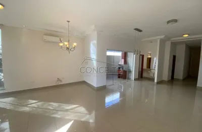 Casa térrea para locação no condomínio residencial villa d'áquila com área construída de 206 m² | 3 dormitórios, sendo 1 suíte e 4 vagas de garagem.