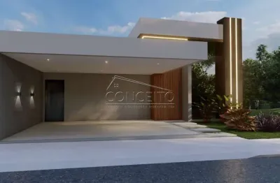 Casa térrea em construção à venda no condomínio residencial canadá com 170,94 m² | 3 dormitórios, sendo 1 suíte e 2 vagas de garagem cobertas.