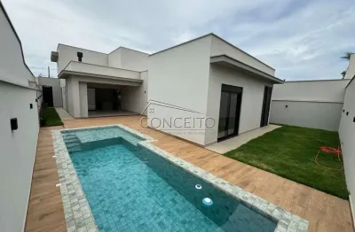 Casa térrea recém construída à venda no condomínio morada do engenho com 303,47 m² | 3 suítes com closet e 6 vagas de garagem.