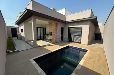 Casa térrea à venda no condomínio soleil piracicaba com 181m² | 3 suítes e 4 vagas de garagem.