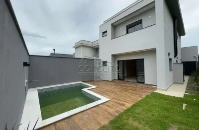 Sobrado recém construído à venda no condomínio lazuli club com 196m² | 3 suítes e 2 vagas de garagem.