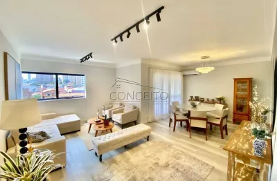Apartamento à venda no edifício maison cartier com 170 m² | 3 dormitórios, sendo 2 suítes e 3 vagas de garagem paralelas.