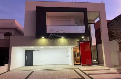 Sobrado de alto padrão para venda ou locação no residencial ipê em sâo pedro-sp com 387,37 m² | 3 suítes com closet e 4 vagas de garagem.