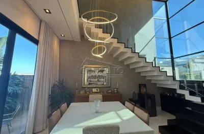 Sobrado de alto padrão à venda no condomínio residencial villa d'aquila com 214 m² | 3 suítes, escritório e 4 vagas de garagem.
