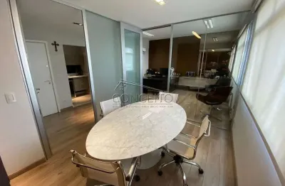 Sala comercial mobiliada para locação no bairro são judas com 47 m² | recepção, sala de reuniões, escritório e 1 vaga de garagem.