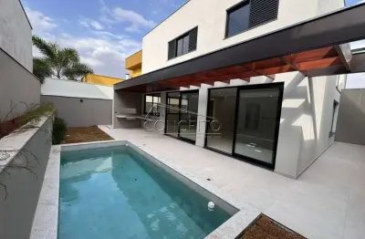 Sobrado à venda no condomínio residencial villa d'aquila com 305 m² | 4 suítes, sendo 1 suíte master com closet e 6 vagas de garagem.