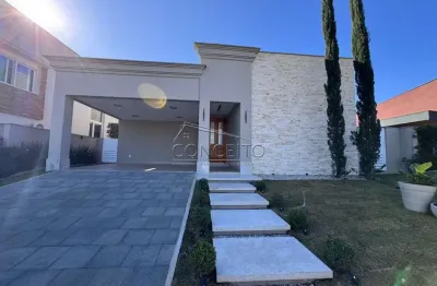 Casa térrea à venda no condomínio alphaville piracicaba com 247,03 m² | 3 suítes e 4 vagas de garagem.