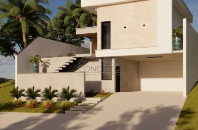 Casa em construção à venda no condomínio residencial villa bela vista com área construída de 196,02 m² | 3 suítes e 4 vagas de garagem