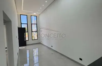 Casa térrea recém construída à venda no condomínio residencial ágape com área útil de 133,65 | 3 dormitórios, sendo 1 suíte e 2 vagas de garagem.