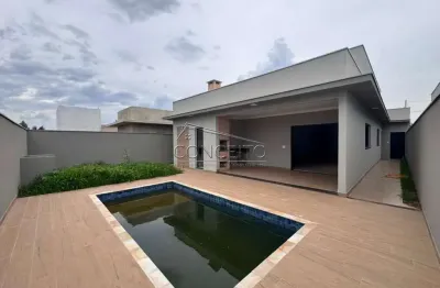 Casa térrea recém construída, à venda no condomínio belmonte piracicaba com área construída de 181,27 m² | 3 dormitórios, sendo 1 suíte e 4 vagas