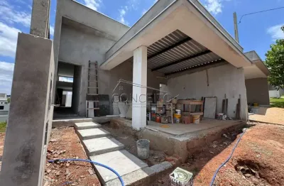 Casa térrea em construção, à venda no residencial mônaco com área construída de 135 m² | 3 dormitórios, sendo 1 suíte e 2 vagas de garagem
