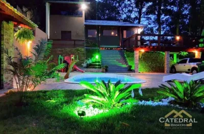 Chácara com 2 dormitórios à venda, 1200 m² por r$ 650.000,00 - água das flores - jundiaí/sp