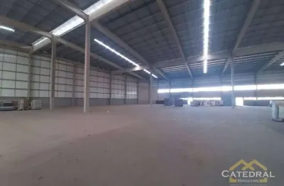 Galpão para alugar, 6400 m² por r$ 162.500,00 - sítio do mursa - várzea paulista/sp