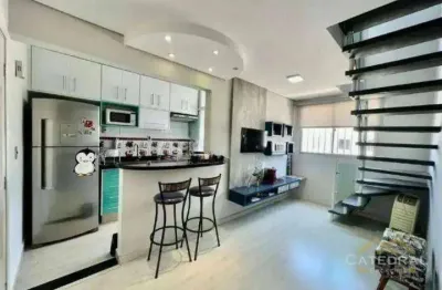 Cobertura duplex mobiliada com 2 dorms e espaço gourmet – 103m² – venda r$ 680 mil / locação r$ 4.386 – ponte são joão, jundiaí/sp