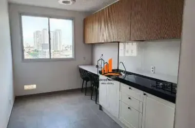 Apartamento com 1 dormitório para alugar, 25 m² por r$ 2.200,00/mês - belenzinho - são paulo/sp
