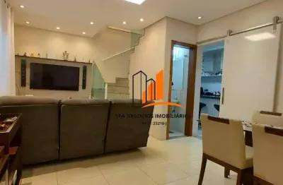 Lindo sobrado em condomínio 130m² 03 dorm-01 suíte - 02 vagas garagem - vila aricanduva à venda r$ 850.000,00