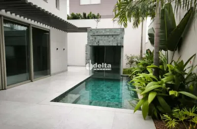 Casa residencial no condomínio bosque karaíba disponível para locação e venda no bairro gávea em uberlândia-mg.