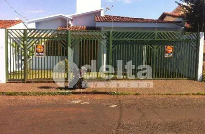 Casa residencial disponível para venda e locação no bairro santa mônica em uberlândia-mg