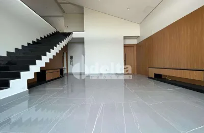 Cobertura com 3 quartos sendo 3 suítes disponível para locação e venda no bairro jardim botânico em uberlândia-mg
