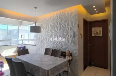 Apartamento com 2 quartos sendo 1 suíte disponível para venda no bairro minas gerais em uberlândia-mg