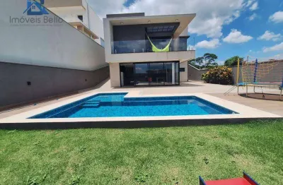 Casa com 3 dormitórios à venda, 270 m² por r$ 3.180.000,00 - condomínio reserva santa rosa - itatiba/sp