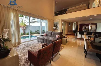 Linda casa com 3 suítes  à venda, condomínio reserva santa rosa - itatiba