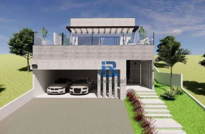 Casa com 3 dormitórios à venda, 230 m²  - residencia fazenda santa rosa - fase 1 - itatiba/sp