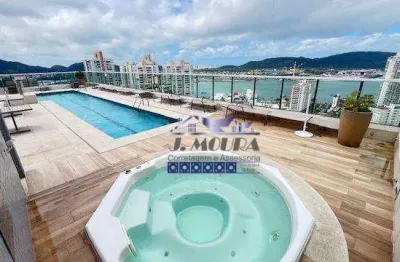 Vendo- studio - tipo quarto e sala com amplo terraço com vista para o mar - semi-novo! - todo mobiliado - lazer com piscina  - ed.maralta -