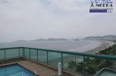 Frente ao mar - alto padrão -  amplo terraço - 1 por andar - 4  dormts - 3 - vagas