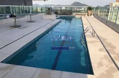 Alugo  ou vendo- studio - tipo quarto e sala com amplo terraço com vista para o mar - semi-novo! - todo mobiliado - lazer com piscina  - ed.maralta -