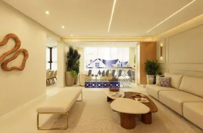 Gonzaga alto padrão - 235 mt2 útil - 3 garagens - 1 por andar .- totalmente modernizado