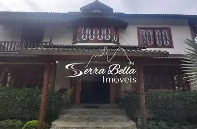 Casa alto padrão no vale dos eucaliptos com 6 dormitórios à venda, 575 m² por r$ 2.990.000 - quebra frascos - teresópolis/rj