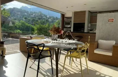 Casa com 4 dormitórios à venda, 410 m² por r$ 2.590.000,00 - parque do imbui - teresópolis/rj