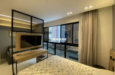 Loft mobiliado na região central de blumenau | cadore imóveis