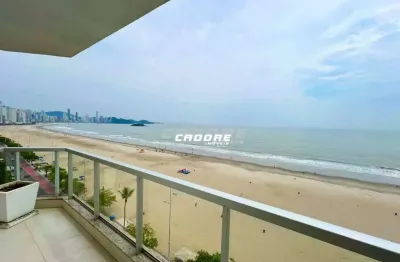 Apartamento mobiliado frente mar no centro de balneário camboriú | cadore imóveis