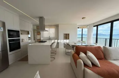 Apartamento para locação com vista permanente para o mar e 100% mobiliado I Cadore Imóveis