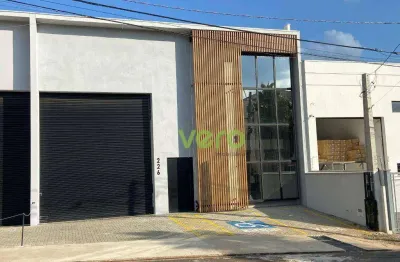 Galpão para alugar, 273 m² por r$ 8.000,00/mês - loteamento industrial machadinho - americana/sp