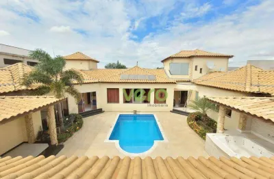 Casa com 3 dormitórios, 414 m² - venda por r$ 2.800.000,00 ou aluguel por r$ 12.869,95/mês - condomínio terras do imperador - americana/sp